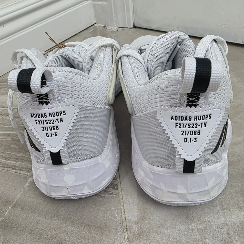 Adidas White and Black Sneakers with Chunky Silhouette - Picture 5 of 12